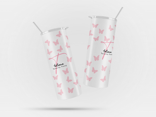 Tumbler Skinny 20oz Initial